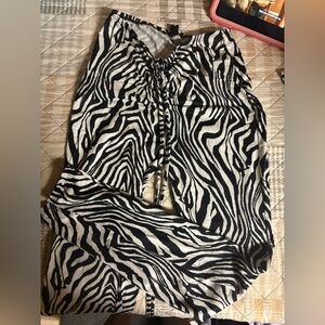 Zebra Print Pants